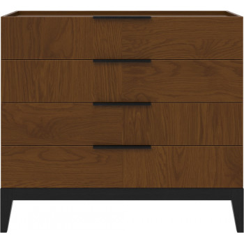 Комод RIVI GOODMAN 110x50x97.2 см Массив дуба, Шпон дуба