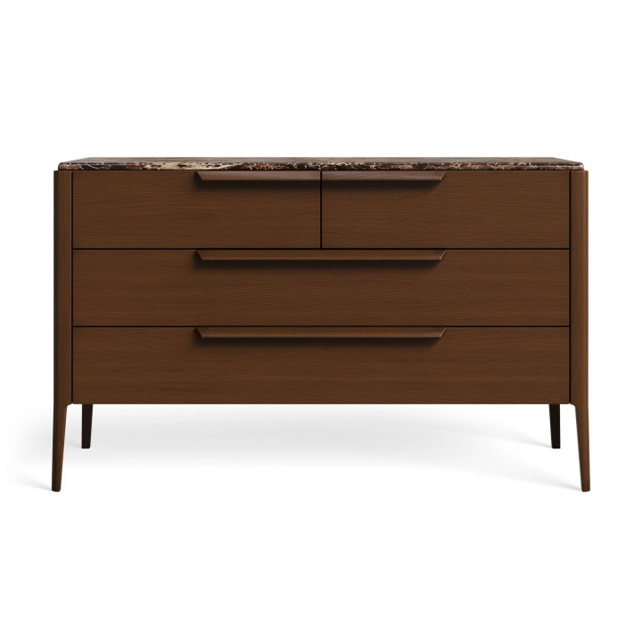 Комод RIVI HARVEY 130x56x78.5  см Массив дуба, Шпон дуба