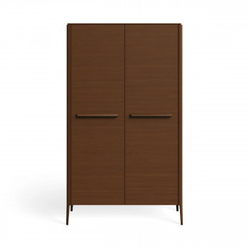 Шкаф RIVI HARVEY 2-х дверный 122.9x61x211.5 см Массив дуба, Шпон дуба
